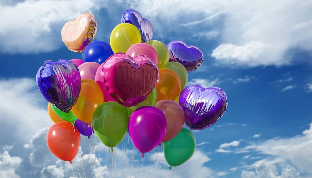 Multicolor balloons
