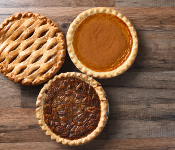 Three Thanksgiving Pies